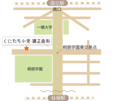 国立駅 谷保駅 アクセス 地図 マップ